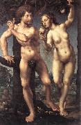 GOSSAERT, Jan (Mabuse) Adam and Eve safg Spain oil painting artist